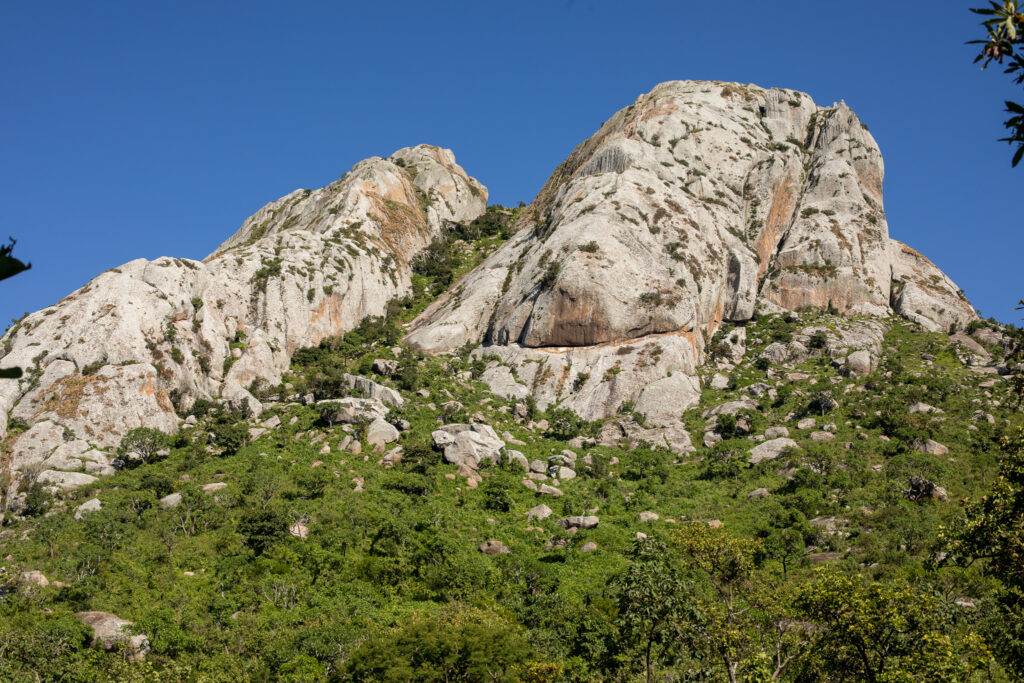 De top van de Nkhoma berg